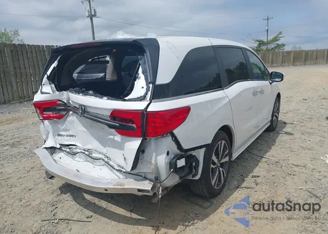 2023 Honda Odyssey Touring из США, поврежденный, VIN 5FNRL6H84PB072746